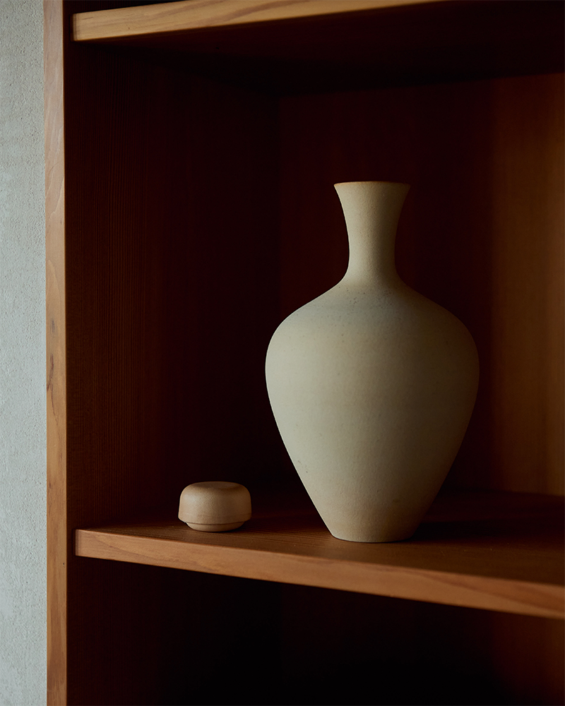 Etui mini - en rund æske i kernelæder fra SVEND